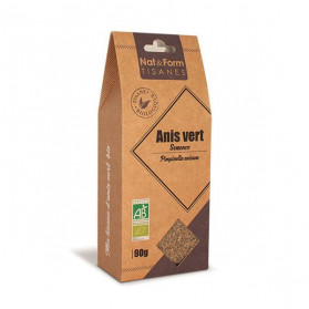 Nat & Form Tisane Anis Vert Semence Bio 90g