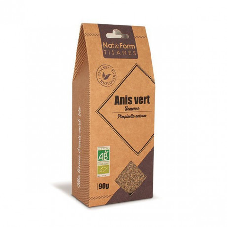 Nat & Form Tisane Anis Vert Semence Bio 90g Nat & Form Tisane Anis Vert Semence Bio 90g
