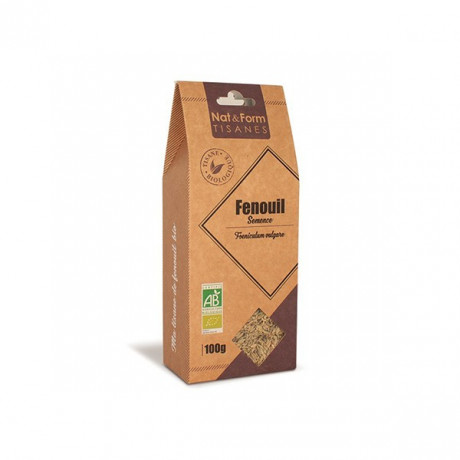 Nat & Form Les Tisanes Fenouil Semence Bio 100g