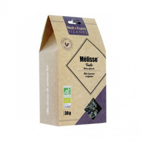 Nat & Form Les Tisanes Mélisse Bio 30g Nat & Form Les Tisanes Mélisse Bio 30g