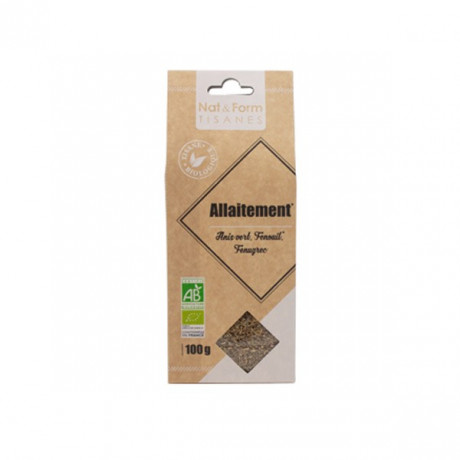 Nat & Form Les Tisanes Allaitement Bio 100g Nat & Form Les Tisanes Allaitement Bio 100g
