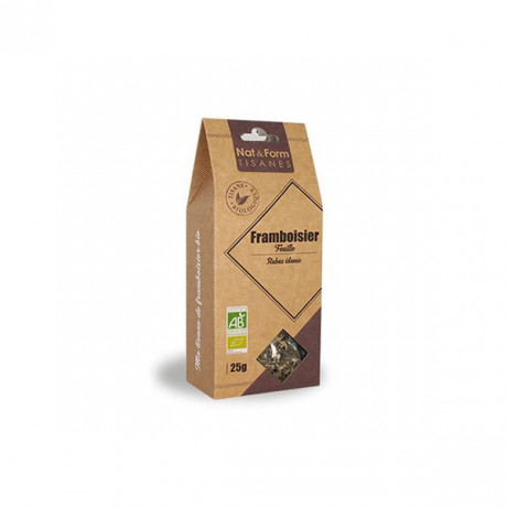 Nat & Form Tisane Framboisier Feuille Bio 25g Nat & Form Tisane Framboisier Feuille Bio 25g