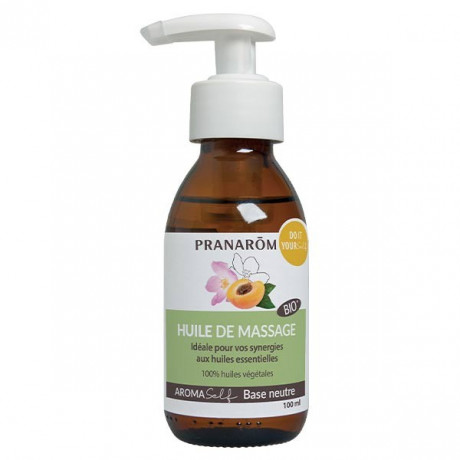 Pranarom Massage Sélection Huile de base naturelle Bio 100ml