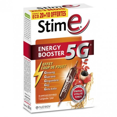 Nutreov Physcience Stim E Energy Booster 5G 20 ampoules + 10 Offertes Nutreov Physcience Stim E Energy Booster 5G 20 ampoules + 10 Offertes