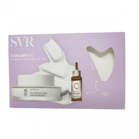 SVR Coffret Cera Biotic Baume 50ml + Ampoule Vitamine C Anti Ox 10ml + Guasha en Jade SVR Coffret Cera Biotic Baume 50ml + Ampoule Vitamine C Anti Ox 10ml + Guasha en Jade