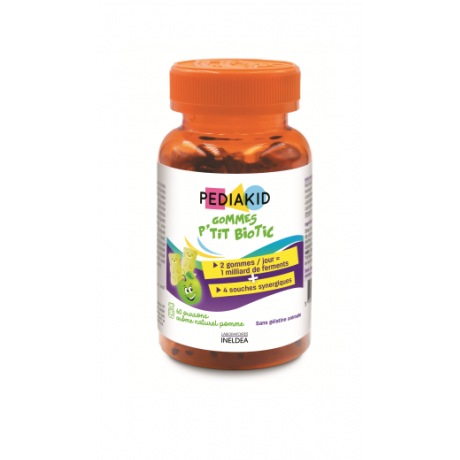 Pediakid Gommes P'tit Biotic 60 oursons Pediakid Gommes P'tit Biotic 60 oursons