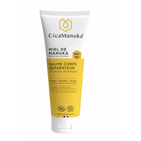 CicaManuka Baume corps réparateur Bio 200ml CicaManuka Baume corps réparateur Bio 200ml