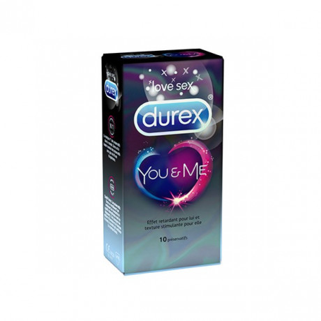 Durex You & Me 10 préservatifs Durex You & Me 10 préservatifs