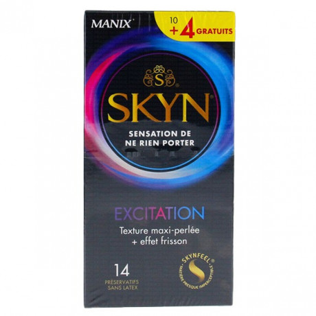 Manix Skyn Sensation de ne Rien Porter Excitation 10 préservatifs + 4 offerts
