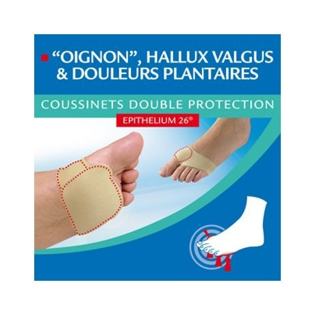 Epitact Coussinets Double Protection Hallux Valgus Taille M 1 Paire Epitact Coussinets Double Protection Hallux Valgus Taille M 1 Paire