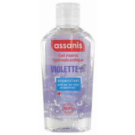 Assanis Gel Mains Hydroalcoolique 80 ml - Senteur : Violette