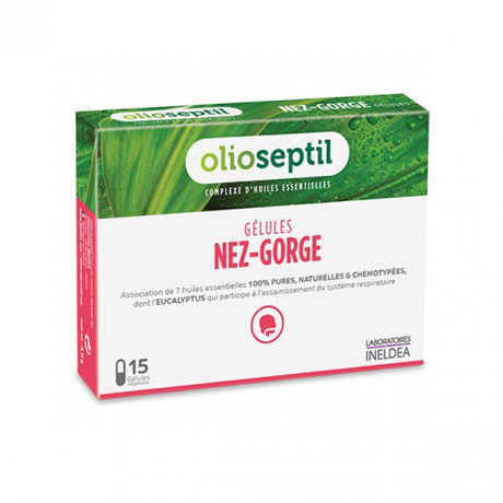 Ineldea Olioseptil Nez-Gorge 15 gélules végétales Ineldea Olioseptil Nez-Gorge 15 gélules végétales