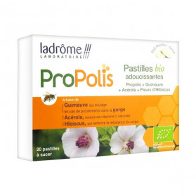 Ladrôme Propolis Pastilles Adoucissantes Bio 20 pastilles