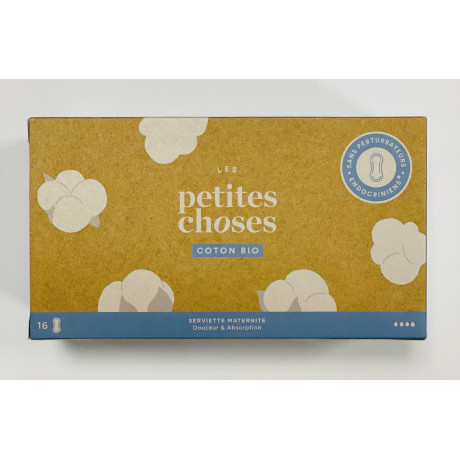 Les Petites Choses Serviette Maternité en coton bio x16 serviettes Les Petites Choses Serviette Maternité en coton bio x16 serviettes