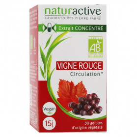 Naturactive Vigne Rouge Bio 30 gélules végétales