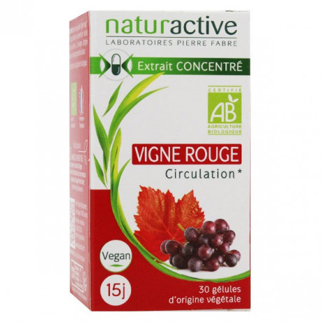 Naturactive Vigne Rouge Bio 30 gélules végétales Naturactive Vigne Rouge Bio 30 gélules végétales