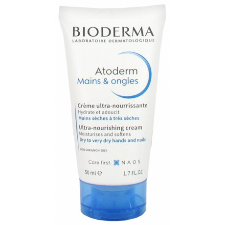 Bioderma Atoderm Crème Ultra-Nourrissante Mains & Ongles 50 ml Bioderma Atoderm Crème Ultra-Nourrissante Mains & Ongles 50 ml