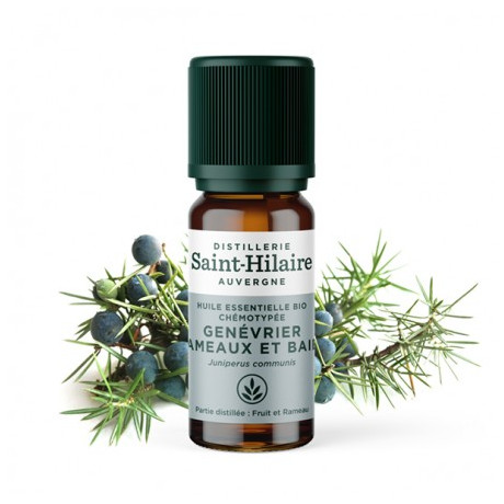 De saint hilaire Huiles essentielles bio Genévrier baies et rameaux 10ml De saint hilaire Huiles essentielles bio Genévrier baies et rameaux 10ml