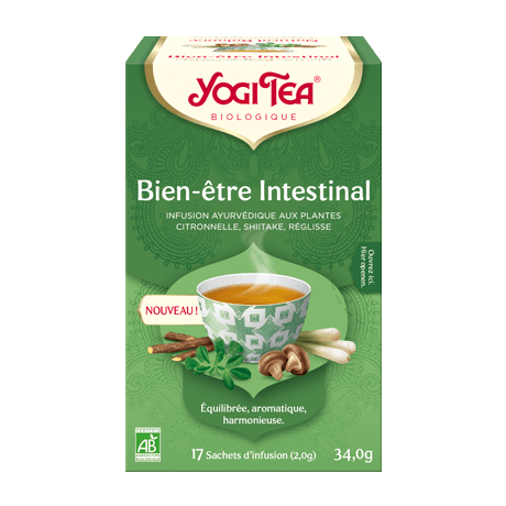 Yogi Tea Bien-être intestinal 17 infusettes Yogi Tea Bien-être intestinal 17 infusettes