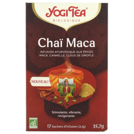 Yogi Tea Chaï Maca Bio 17 Sachets Yogi Tea Chaï Maca Bio 17 Sachets
