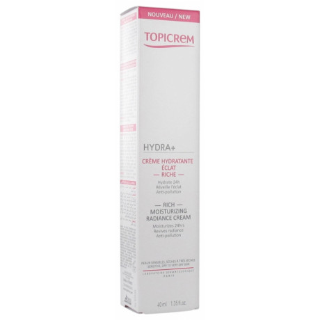 Topicrem HYDRA+ Crème Hydratante Éclat Riche 40 ml Topicrem HYDRA+ Crème Hydratante Éclat Riche 40 ml