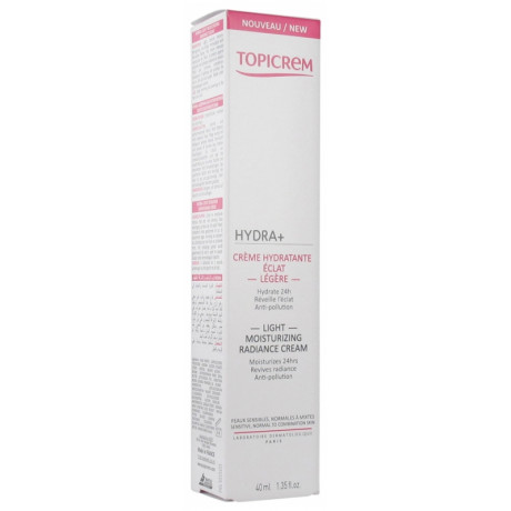 Topicrem HYDRA+ Crème Hydratante Éclat Légère 40 ml Topicrem HYDRA+ Crème Hydratante Éclat Légère 40 ml