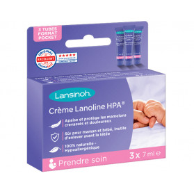 Lansinoh Crème Lanoline HPA 3x7ml