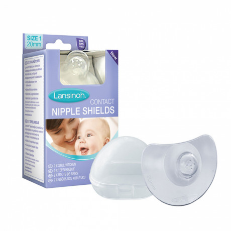 Lansinoh bout de seins contact Taille 1 X2 Lansinoh bout de seins contact Taille 1 X2