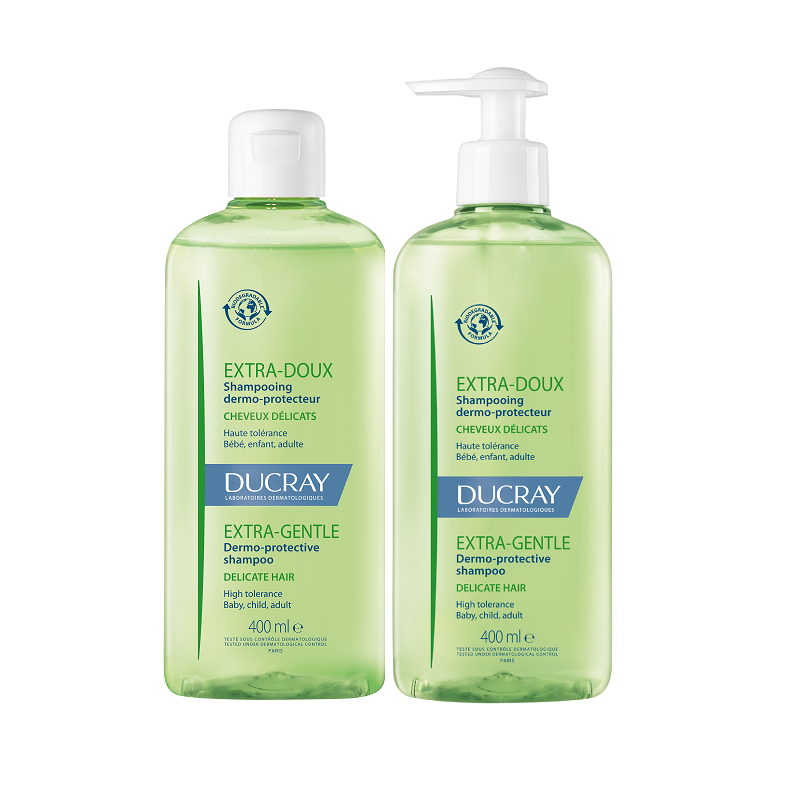 Ducray Shampoing dermo-protecteur extra-doux - Lot de 2 x 400ml