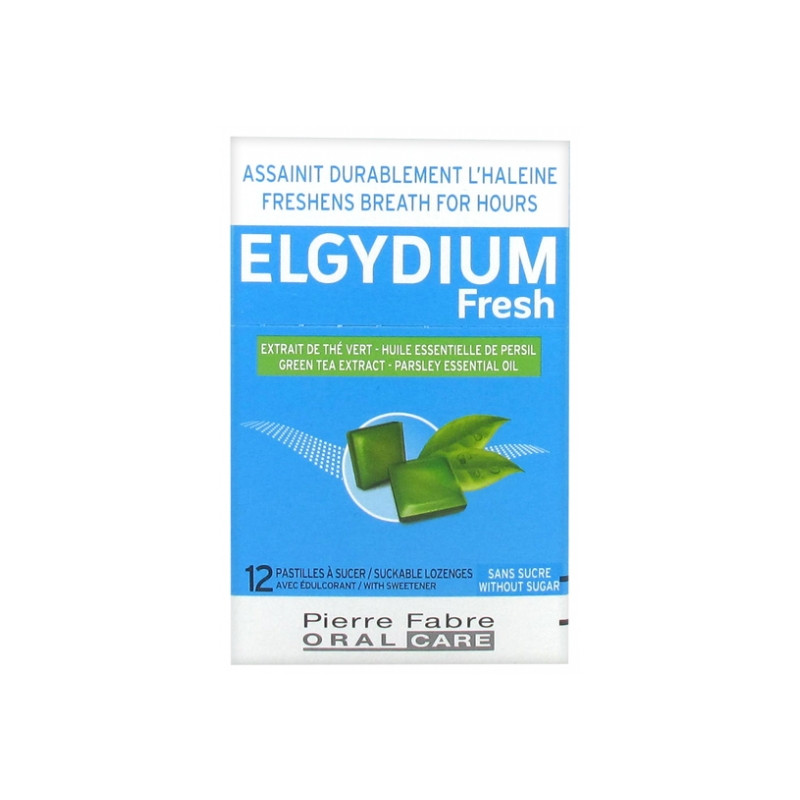 Elgydium Fresh Sans Sucre 12 Pastilles À Sucer