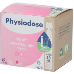 Physiodose Serum Physiologique 30 unidoses de 10ml - 59209 