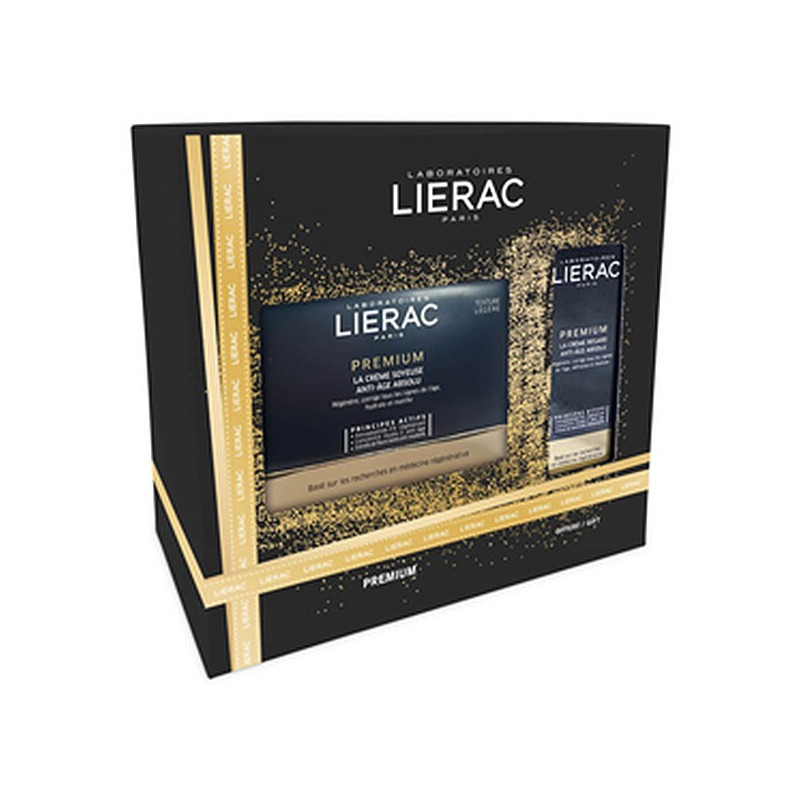 Lierac Premium Coffret Crème Soyeuse 50ml + Crème Regard 15ml Offerte