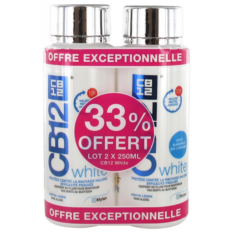 CB12 bain de bouche goût menthe - mauvaise haleine