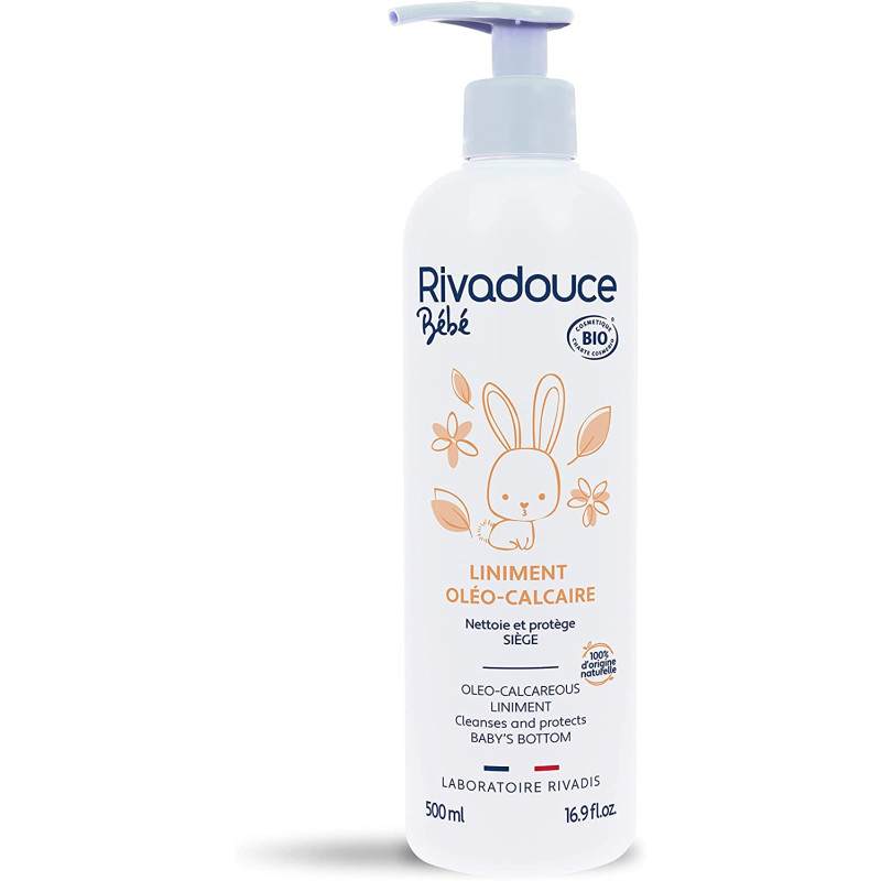 Rivadouce Bébé Liniment oléo-calcaire Bio 500ml