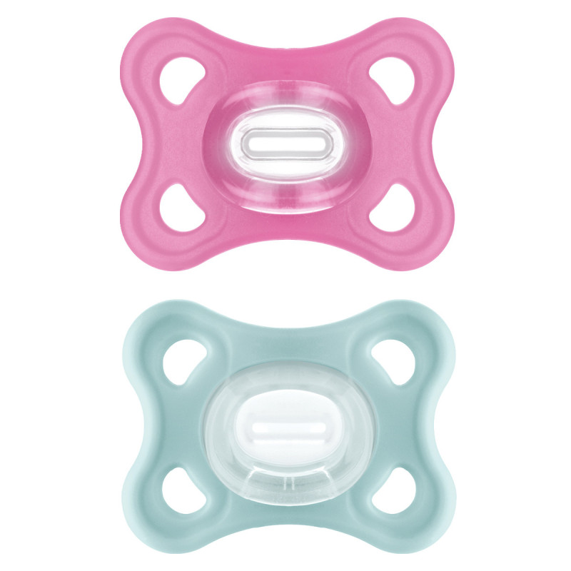 MAM Comfort sucettes silicone 2-6 mois fille