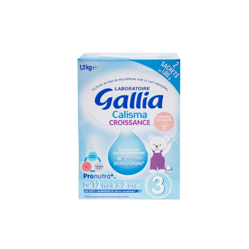 Laboratoire Gallia - Calisma 1 Relais - Bébé 1er âge - en Poudre - Lait  Infantile Enrichi en Vitamines A, C & D - Sans Huile de Palme - De 0 à 6  Mois