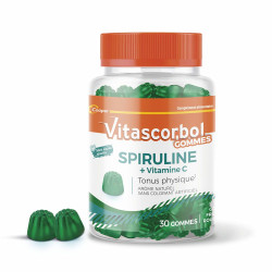 Vitascorbol Spiruline + Vitamine C x30 Gommes