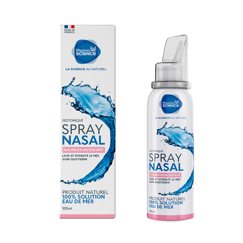 BIOLANE - Spray Nasal Eau de Mer thermale - Bébé - Hygiène et Soin du nez -  100% Naturelle - Dès 6 mois - Fabriqués en France