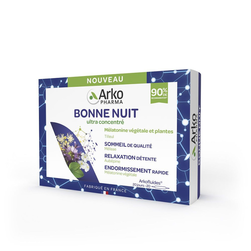 SUPERDIET Quatuor Passiflore Paisible sommeil BIO - 20 Ampoules