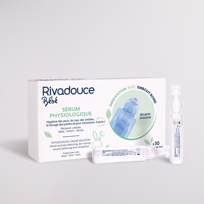 Rivadouce bébé Sérum Physiologique 30 doses de 5ml