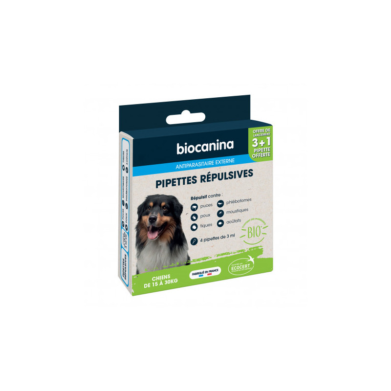 Fiprokil duo - Antiparasitaire chien moyen 10-20kg- 4 pipettes - CLEMENT  THEKAN