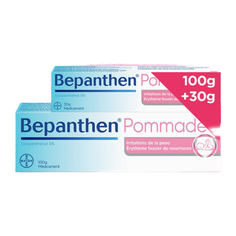 BEPANTHEN POMMADE 5% Lot de 2 - Crème Erythème fessier nourrisson