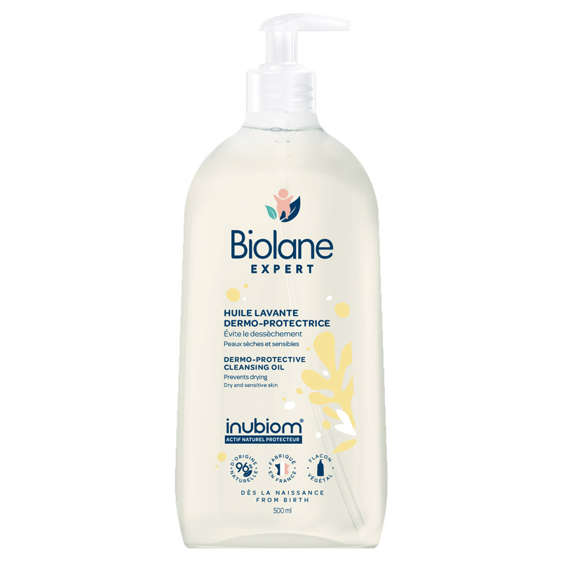 Biolane Expert Gel Lavant Corps et Cheveux Bio Éco-Recharge 500 ml