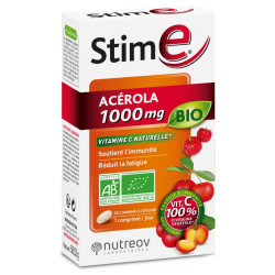 Nutreov Stim E Acérola 1000 mg Bio 28 Comprimés à Croquer