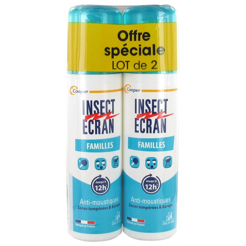 Insect Ecran familles lot de 2 x 100 ml