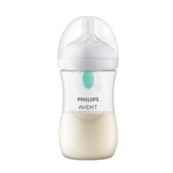 Biberon verre 240 ml Philips AVENT Natural Response - transparent