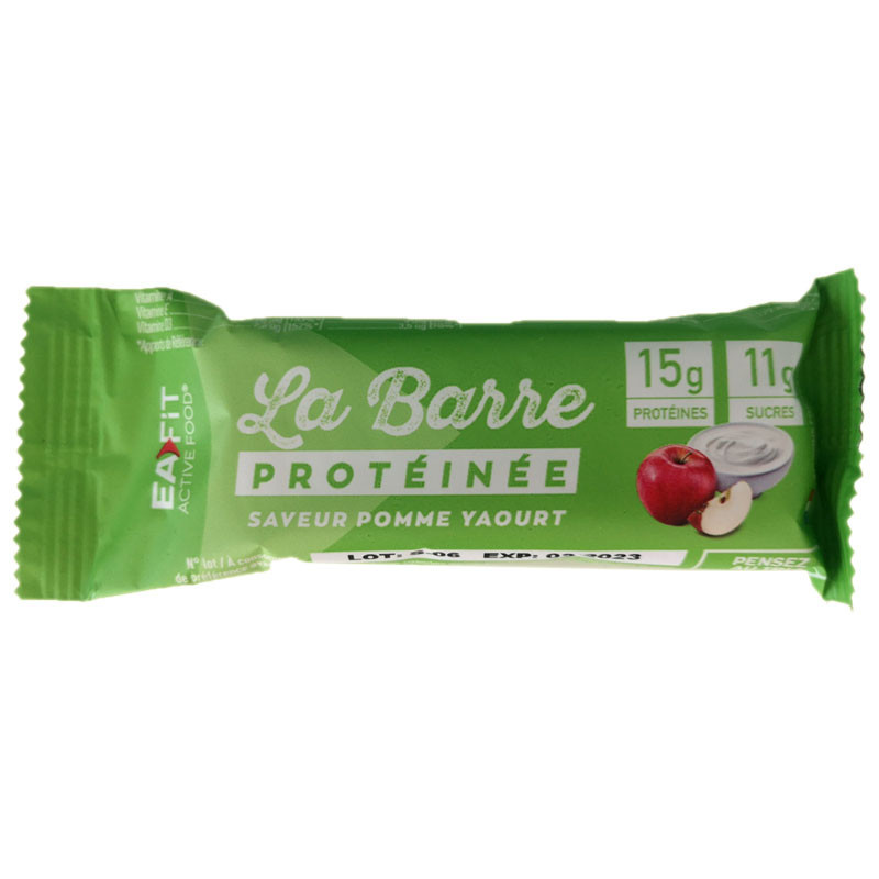 eafit barre protéinée pomme yahourt eafit barre protéinée pomme yahourt