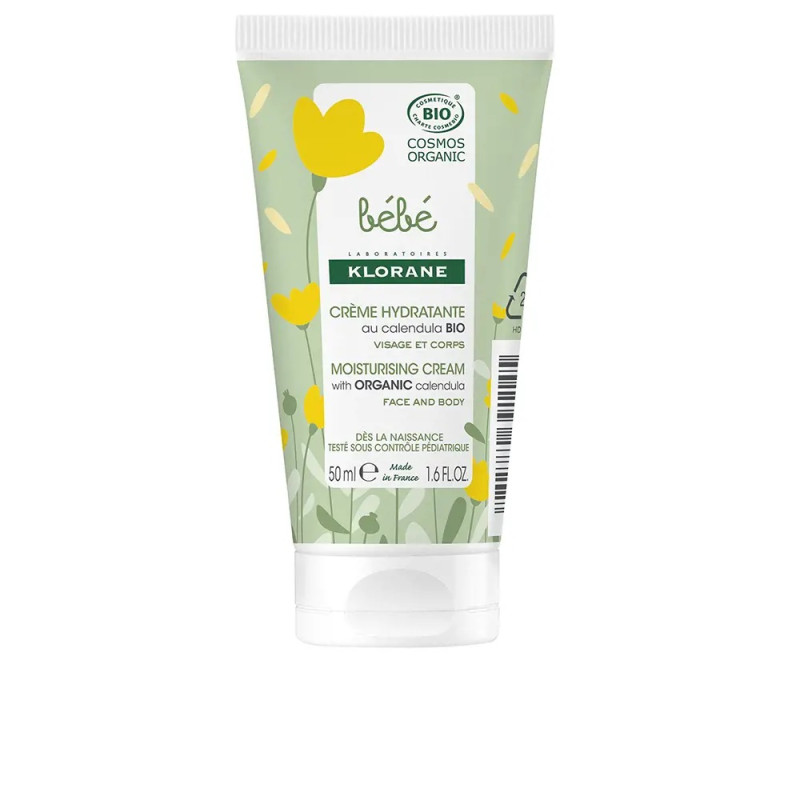 Klorane Bébé Crème Hydratante au Calendula Bio 50ml