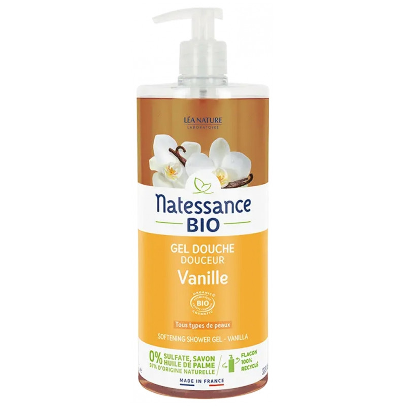 Gel douche framboise enfant - Natessance