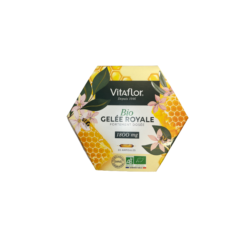 Vitaflor Gelée Royale Bio 1800mg 20 ampoules